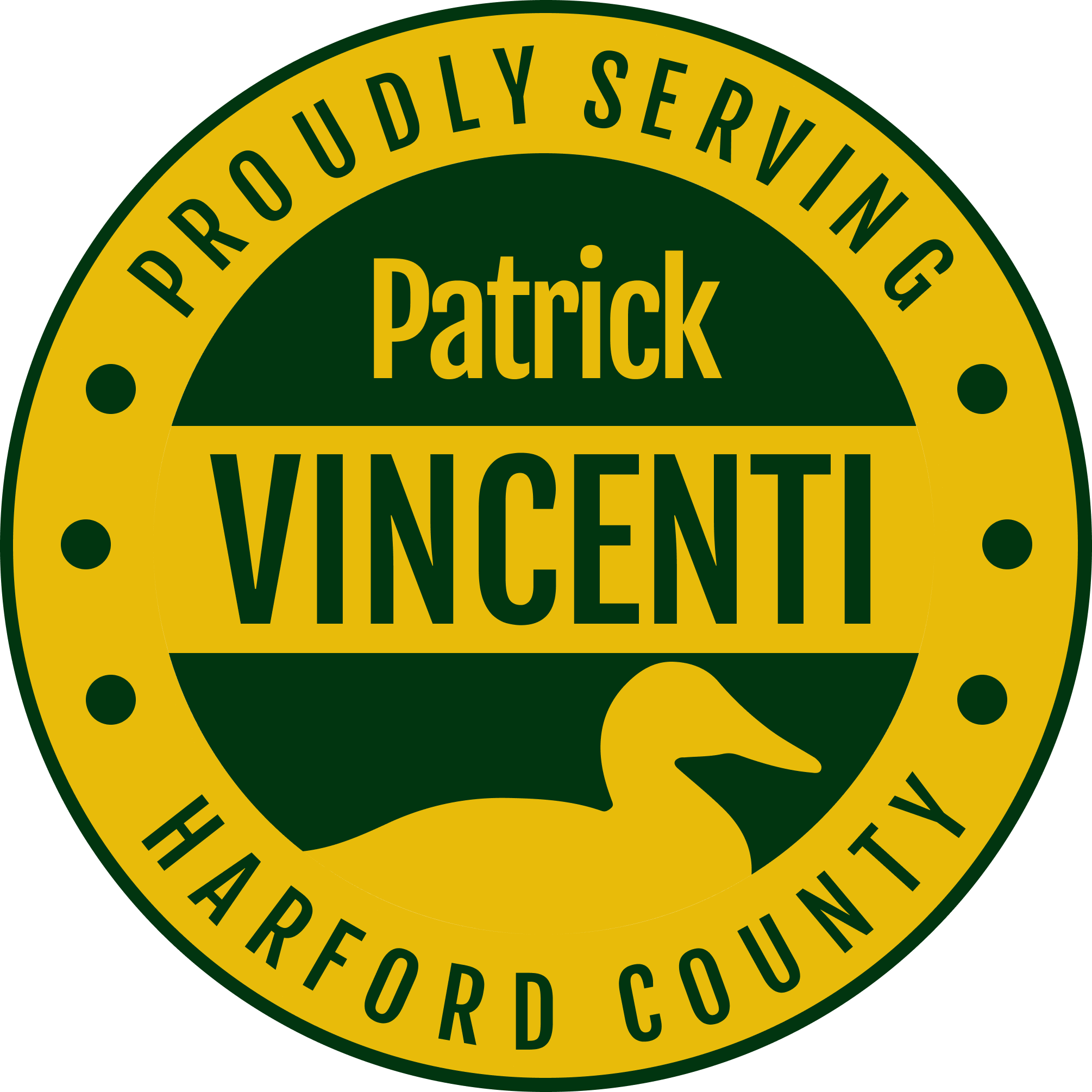Vote Patrick Vincenti For Harford County Executive